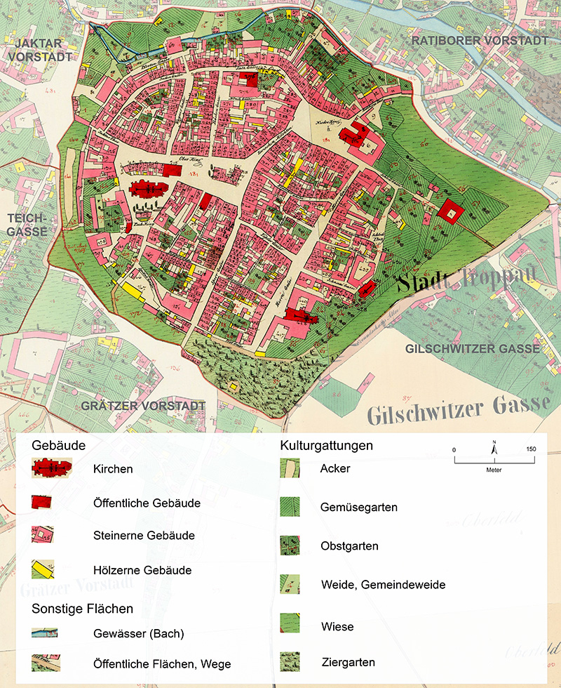 Troppau Stadt Duplikatsmappe 1839